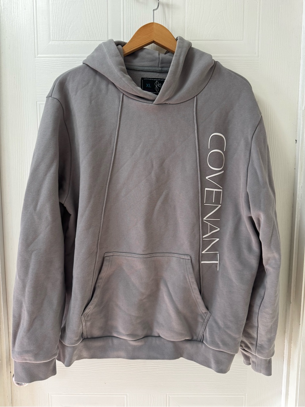 Covenant Men's Grey Pullover Hoodie